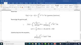 Proving the Gamma probability density function pdf is indeed a valid pdf [upl. by Besse784]