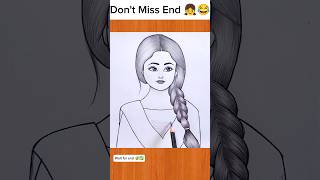 Dont Miss End👧😂 funny funnyvideo sketch art artist shortvideo chikumanyal shortfeed shorts [upl. by Relyc876]