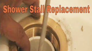 Shower Stall Remove And Replace 37 [upl. by Anerb]