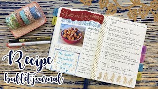 RECIPE BULLET JOURNAL  HOW TO SET UP ↬ WITH FLIP THROUGH [upl. by Wimsatt517]