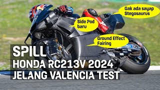 MOTOGP  KUPAS HONDA RC213V Model 24 JELANG TEST VALENCIA  tmcblog boxcall [upl. by Lenehc]