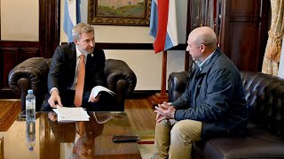 Frigerio se reunió con el intendente de General Galarza [upl. by Valencia363]