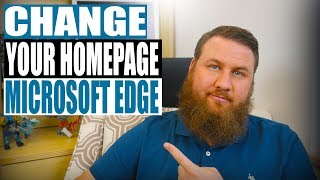 How to Change Background on Microsoft Edge Start Page Tutorial [upl. by Elyak472]