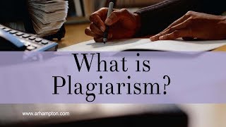 What is Plagiarism  Academic Writing Tutorial [upl. by Nhguavad22]