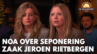 Noa Vahle reageert op seponering zaak Jeroen Rietbergen  DE ORANJEZOMER [upl. by Alvin257]