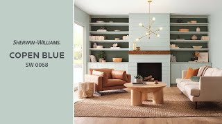 Dec 2021 Color of the Month Copen Blue  SherwinWilliams [upl. by Sharma]