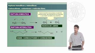 Estados de transición e intermedios de reacción en química orgánica   UPV [upl. by Liatris]