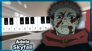 Adele  quotSkyfallquot  Simple Piano Cover Jujutsu Shenanigans [upl. by Lucila]