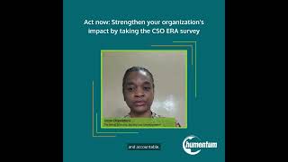 Act now Strengthen your organizations impact by taking the CSO ERA survey [upl. by Yearwood]