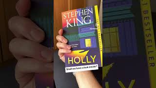 Unboxing the UK first edition paperback of Holly by Stephen King 🤓📚 [upl. by Lyrej]