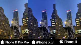 iPhone 11 Pro Max vs iPhone XR vs iPhone 11 Camera Test [upl. by Romo]