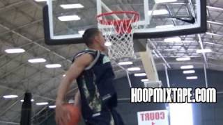 63 Nick Johnson Dunks Behind His Back Off The Bounce In Warmups [upl. by Olram]