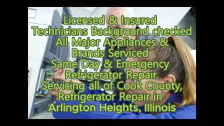 Refrigerator Repair Arlington Heights IL 7733127696 [upl. by Broddy]