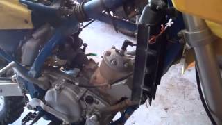 1990 rmx250 rebuild Part 1 [upl. by Giffer671]