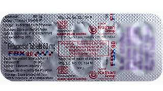 FBX 80 Tablets Febuxostat Tablets 80 mg [upl. by Faustena]