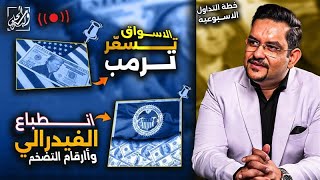 خطة التداول الأسبوعية  الأسواق تسعر ترمب انطباع الفيدرالي وأرقام التضخم [upl. by Nodnerb]