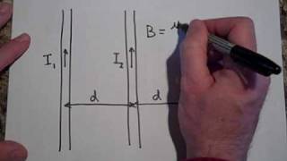 The Magnetic Field Due to Two Wires [upl. by Iznyl]