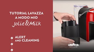 Lavazza A Modo Mio JolieampMilk  Tutorial alert and cleaning  Lavazza [upl. by Dachy433]