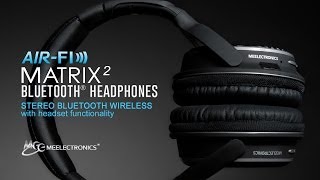 Introduction to the MEE audio Matrix2 Wireless Bluetooth Headphones [upl. by Olga]