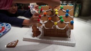 Assembling a CreateATreat Gingerbread House [upl. by Eelyak]