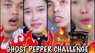 Ika Dan Atiyya Menangis  Ghost Pepper Challenge Bersama Team Faris Azri Tv [upl. by Amesari741]