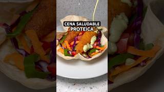 CENA FIT✅ cenasaludable cenassaludables recetassaludables recetassanas recetasfit bajadepeso [upl. by Poyssick]