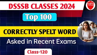 Top 100 Spelling Errors Question  Spelling Errors for dsssb  Spelling Errors part  2 [upl. by Rudman]