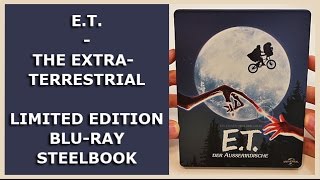 ET THE EXTRATERRESTRIAL  LIMITED BLURAY STEELBOOK UNBOXING  ET DER AUßERIRDISCHE [upl. by Lorne495]