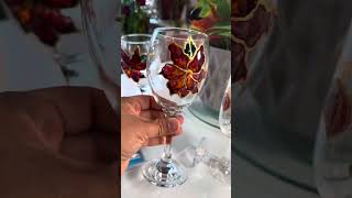 Glass painting using pebeo160 [upl. by Alesig230]