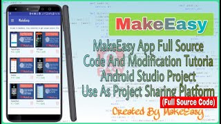 MakeEasy AIA Store Android Studio Project Free Source Code And Modification Tutorial  MakeEasy [upl. by Nirrac]