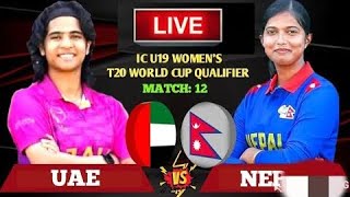 Final Nepal U19 vs UAE U19 Highlights 2024 NEP vs UAE Womens ICC U19 T20 World Cup Asia Qualifier [upl. by Igig]