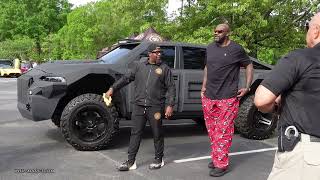 SHAQs Armored Truck Custom Supercharged Dodge TRX Lifted Off Road Truck WhipAddict [upl. by Ttam]