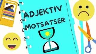 Adjektiv motsatser  Lär dig svenska  Adjectives  opposites sfi lärdigsvenska svenska [upl. by Nynahs]