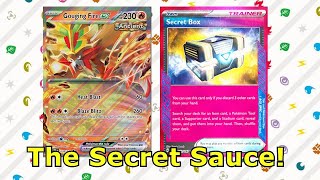 Gouging Fire ex Might Finally Be Good Thanks To Secret Box  PTCGL Gouging Fire ex Deck Gameplay [upl. by Brindle]