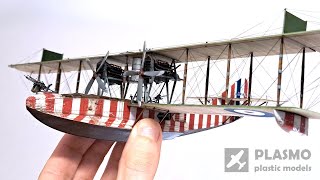 WW I Felixstowe F2A  Roden 172  Aircraft Model [upl. by Idnerb]