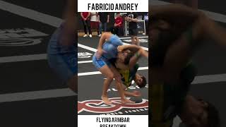 Heres a breakdown of Fabricio Andreys INSANE flying triangle martialarts [upl. by Dnalerb32]