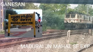 22623 Mahal SF Exp Madurai Fast Skip amp Duomatic Engine Gauge Conversion Slow Skip At Kudalnagar MDU [upl. by Narayan]