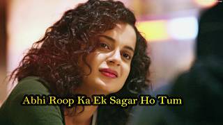 Koi Jab Tumhara Hriday Tod De with Lyrics [upl. by Ahtivak]