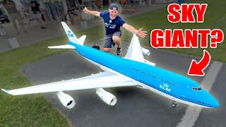 Flying the Giant HSD 747 EDF RC Jet in Action [upl. by Deni]