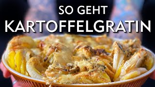 Schnelles Kartoffelgratin Rezept [upl. by Adamski]