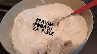 Pogača za pčele pcelarstvo pčele [upl. by Gadmon]