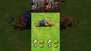 Hieracosphinx vs Sphinx Age of Mythology Retold Shorts [upl. by Annaert]