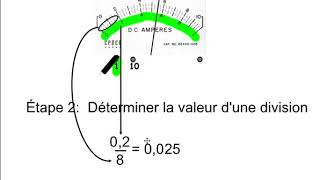 Commment lire un ampèremètre et voltmètre [upl. by Marley]