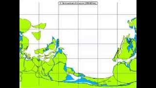 Scotese Animation Breakup of Rodinia amp Formation of Pacific Ocean [upl. by Tonia990]