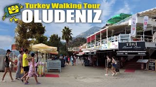 Oludeniz Turkey  4K Walking Tour  Oludeniz Main Strip [upl. by Cichocki]