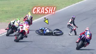 Crashes In Motorcycle Racing  Bike Crash Analysis [upl. by Alten]