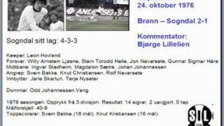 Brann  Sogndal Cupfinalen 1976 [upl. by Loutitia]