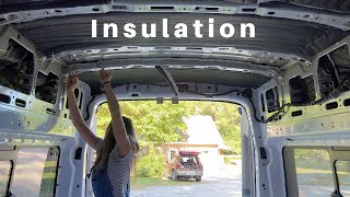 3M Thinsulate Insulation  Passenger Van Ford Transit Conversion [upl. by Leroj]