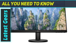 HP V24i FHD Monitor Review  Crisp Visuals Smart Design [upl. by Wertheimer861]