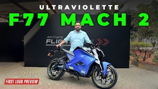 Ultraviolette F 77 Mach 2  Ultraviolette F77 Electric Bike Malayalam Review  New Electric Bike [upl. by Eidna]